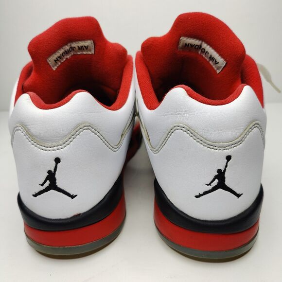 Nike Air Jordan 5 Retro 2016 Low Fire Red Mens Size 14 819171-101 - Picture 4 of 11